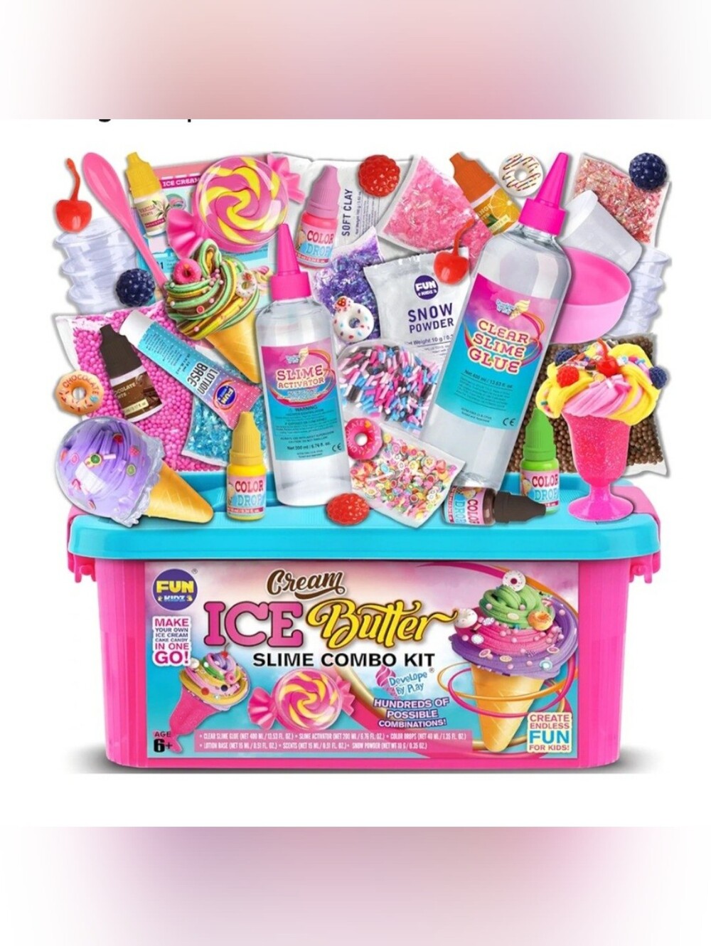 FunKidz Ice Cream Soft Slime Making Kit